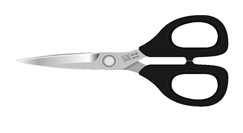 5 1/2 Serrated Scissor by Kai