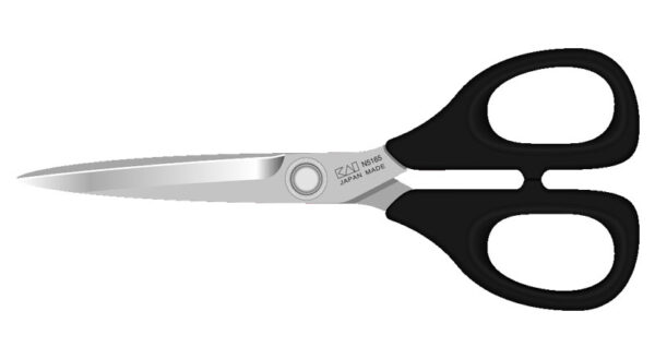 KAI N5165:  6 1/2 INCH SEWING SCISSORS