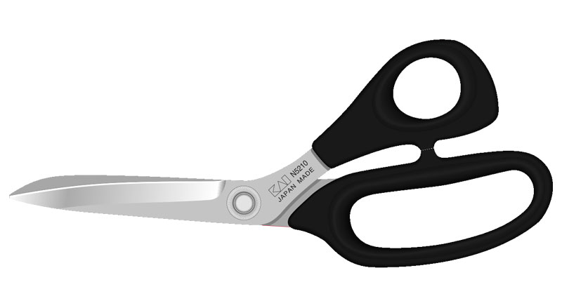 KAI 3200, 8 Inch Paper Scissors - Excellent to cut manila pattern