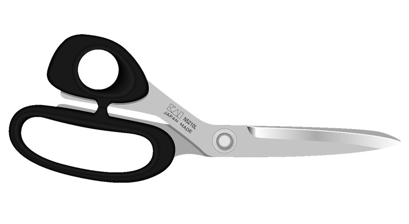 KAI N5210L: 8 INCH TRUE LEFT-HANDED SCISSORS